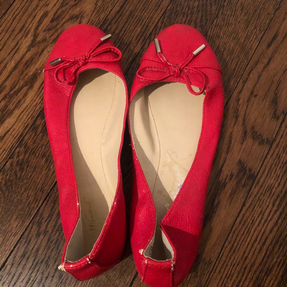 Wanted Red Ballet Flats